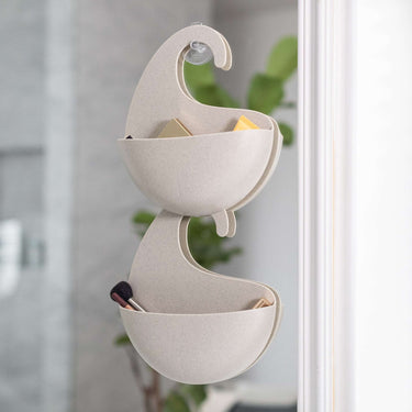 Organizer portaoggetti M design creste d'onda colore sabbia - SURF - Viron.it