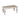 Tavolo Basso da Interno in Legno Colore Bianco Decapato 90 cm  - Rustic