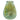 Vaso in Vetro trasparente Verde -  D. 13x16 cm - Viron.it
