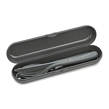 Set Posate da Viaggio con Astuccio Colore Sabbia Koziol - KLIKK READY - Viron.it