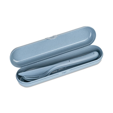 Set Posate da Viaggio con Astuccio Colore Blu - KLIKK READY - Viron.it