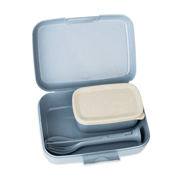 Set Portapranzo colore Blu + Posate - CANDY READY - Viron.it