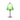 Lampada da Tavolo in Vetro Martellato Verde h 28 cm - Oceane