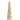Candela Albero di Natale colore Oro e Bianco con Perline e Stelle h 30 cm - Viron.it