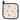 Presina cotone colore Beige fantasia Nero - 20x20 cm - Viron.it