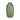 Vaso Bottiglia in Vetro Satinato Colore Verde h 35 cm