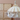 Ombrellino Decorativo Boho Colore Avorio con Supporto in Legno h 90,5 cm Small