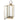 Lanterna in Metallo colore Oro con Vetro Trasparente - Large - Viron.it