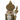 Statuetta Decorativa Natalizia Schiaccianoci con Perline colore Oro h 32 cm - Viron.it