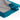 Tappeto 60x100 cm in fibra con finiture velluto soft Grigio e Verde - Viron.it