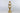 Statuetta Decorativa Natalizia Schiaccianoci colore Oro Bianco ed Argento h 42 cm - Viron.it