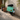 Sgabello design da esterno realizzato con parte posteriore di scooter vintage verde menta