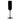 Set 6 Flute in Vetro colore Nero 21cl - Nordic Excelsa - Viron.it
