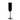 Set 6 Flute in Vetro colore Nero 21cl - Nordic Excelsa - Viron.it