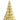 Candela Albero di Natale Decorativa colore Oro h 19,5 cm - Viron.it