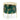 Candela Profumata in Vetro Colore Verde e Oro con Alzata Ø 11 cm - Viron.it
