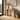 Consolle in legno naturale con gambe cannettate e design moderno