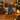candela Decorazione natalizia con albero verde su slitta e pacchi regalo