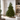 Albero di Natale Evergreen 220 cm con rami in polietilene 100%, luce bianco caldo 2700K e base metallica inclusa