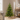 Albero di Natale artificiale Mini 120 cm con 200 LED bianco caldo 2700K, rami in PE e PVC e ambientazione moderna luminosa
