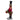 Statuetta Natalizia Decorativa Orso con Tamburello e giacca Rossa h 31,5 cm - Viron.it