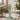 Portacandela decorativo in vetro verde con base sagomata