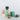 Set Candela + Profumatore con Fiore in ceramica Capodimonte Verde - Viron.it