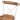 Sedia stile industrial chic con dettagli in legno massello venato