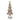 Albero natalizio decorativo con effetto pan di zenzero e dettagli glassa bianca