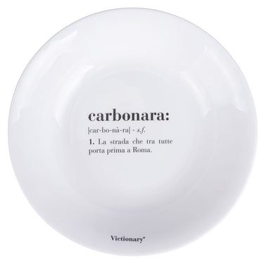 Set 6 Piatti Fondi Colore Bianco Carbonara Victionary Ø 22 cm – Villa D’Este