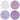 Set 4 Tovagliette Tonde Effetto Juta Shades of Provence – Villa D’Este