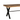 Tavolo Allungabile in Legno Massello di Mango Gambe in Ferro Colore Nero 130 cm