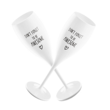 Set 6 Bicchieri Champagne 100 ml Colore Bianco - CHEERS NO. 1 Koziol