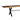 Tavolo Allungabile in Legno Massello di Mango e Gambe in Ferro Colore Nero 160 cm