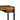 Scrivania in Legno Riciclato 2 Cassetti Piano Apribile Colore Naturale