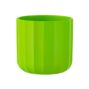 Vaso Decorativo per Piante in Ceramica Colore Verde  Ø 15 cm - Medium Summer