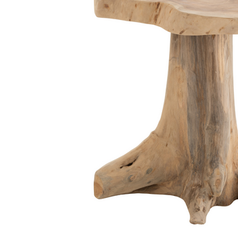 Tavolino da Salotto Radice in Legno Teak Colore Naturale h 41 cm