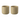 Set da 2 Portavasi in Ceramica Colore Beige Ø 26,5 cm - Gen