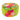 Pouf Rotondo Sfoderabile in Cotone Colore Verde con Fiori Ricamati Ø 50 cm