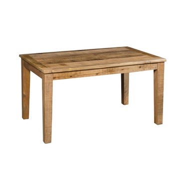 Tavolo Allungabile in Legno Massello di Mango Colore Naturale Stile Industrial 230 cm