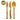 Set Posate Lunchbox con Astuccio Contenitore Colore Ocra - Klikk Ready Koziol