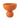 Vaso Centrotavola in Ceramica Smaltata Colore Aracione h 19 cm