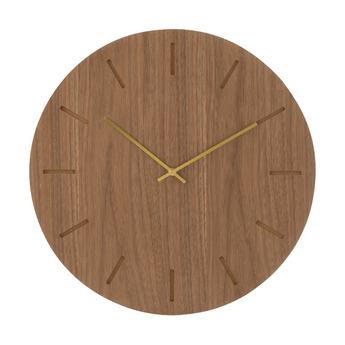 Orologio da Parete Rotondo Mdf Effetto Legno Ø 40 cm