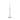 Candeliere 1 Fuoco Moderno Colore Azzurro Small h 36 cm
