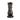 Statuetta Decorativa Pedina Scacchi Torre in Resina effetto Marmo Nero h 38.5 cm