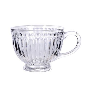 Tazza Mug Jumbo in Vetro Decorato 420ml Imperial - Villa d'Este