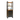 Libreria 1 Anta in Legno Massello Colore Naturale Struttura in Ferro Nero Stile Industrial
