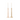 Set da 2 Candelieri in Alluminio Colore Rosa Chiaro e Beige