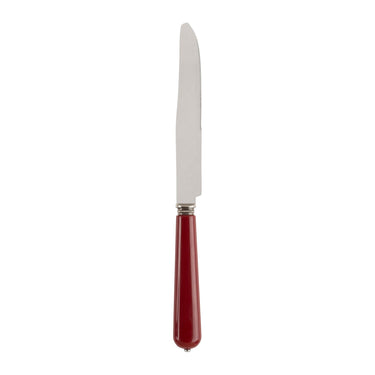 Set 6 Coltelli in Acciaio Inox con Manico Rosso Bombato - COTE TABLE