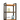 Libreria 1 Anta in Legno Massello Colore Naturale Struttura in Ferro Nero Stile Industrial